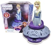Lampy stojące - Lampka Nocna 3D Kraina Lodu Elsa 29Cm Dźwięk Kids - miniaturka - grafika 1