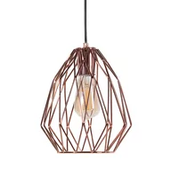Lampy sufitowe - Beliani Lampa wisząca Lampa wisząca metalowa miedziana MAGRA 68988 - miniaturka - grafika 1