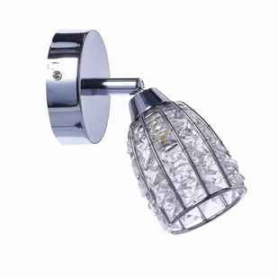 Shiba lampa kinkiet chromowy 1x15w g9 klosz bezbarwny - Lampy ścienne - miniaturka - grafika 1