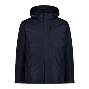 CMP Kurtka męska Zip Hood Detachable Inn.Jacket, Black Blue, 50 - Kurtki męskie - miniaturka - grafika 1