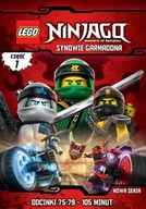 Pozostałe filmy DVD - LEGO NINJAGO SYNOWIE GARMADONA CZĘŚĆ 1 ODCINKI 75-79) Płyta DVD) - miniaturka - grafika 1