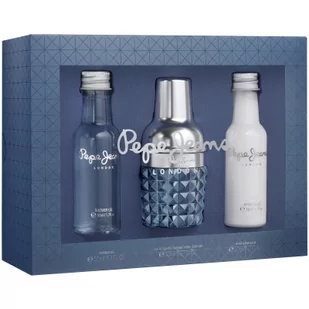 Zestaw kosmetyków Pepe Jeans Gift Set For Him Cocktail edition Woda toaletowa 30 ml + Żel pod prysznic 50 ml + Krem po goleniu 50 ml (8436581942095) - Zestawy perfum damskich - miniaturka - grafika 1