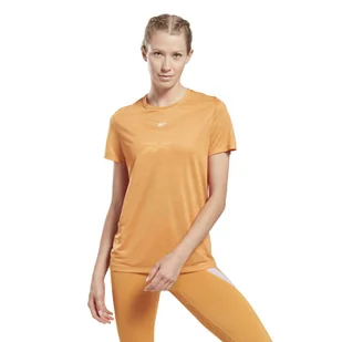 Damska Koszulka z krótkim rękawem REEBOK ID TRAIN AC TEE HT6065 – Pomarańczowy - Koszulki i topy damskie - miniaturka - grafika 1
