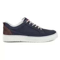 Buty sportowe męskie - Buty Męskie skórzane SNEAKERS 950MA granatowe - Buty Olivier - miniaturka - grafika 1