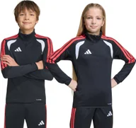 Bluzy damskie - Bluza dla dzieci adidas Tiro 26 League Training Top czarno-biało-czerwona JY7159 152cm - miniaturka - grafika 1