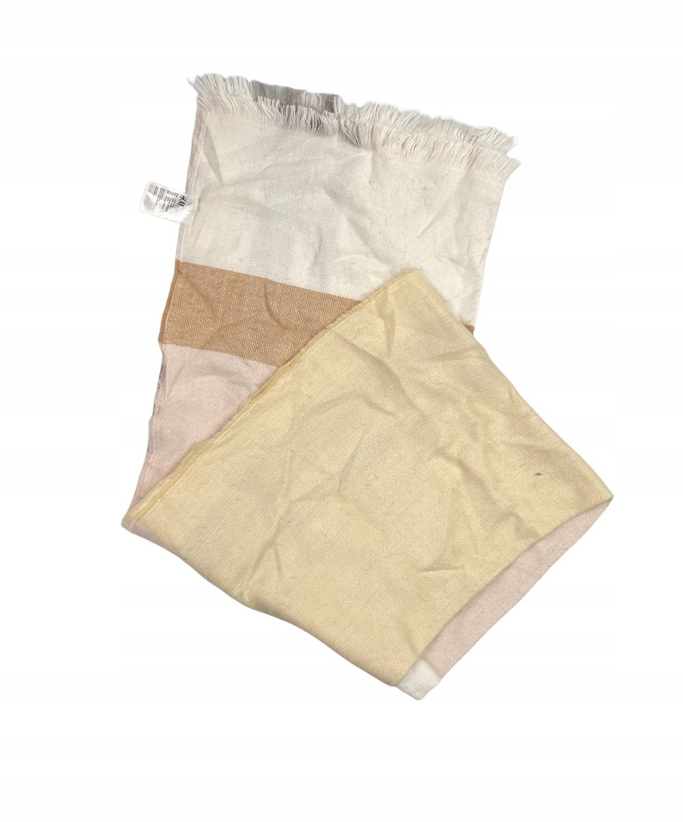 Przepiękny szal damski w paski H&M 200x70