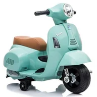 Jeździki dla dzieci - Sun Baby Baby Jeździk akumulatorowy Scooter Vespa turkusowy J04.003.1.1 - miniaturka - grafika 1
