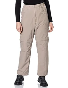 VAUDE Damskie spodnie damskie Farley Zo Pants V Szary Strumień 48 - Spodnie damskie - miniaturka - grafika 1
