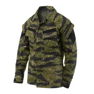 Odzież taktyczna i umundurowanie - Bluza Mundurowa Helikon-Tex Raid - PolyCotton Stretch Ripstop - Tiger Stripe XS - miniaturka - grafika 1