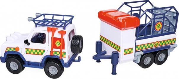 Dickie Simba Fireman Sam Animal Rescue with Trailer Toy Vehicle