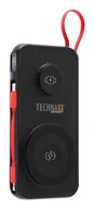 Powerbanki - Technaxx TX-315 bank mocy Lit 10000 mAh Bezprzewodowe ładowanie Czarny, Czerwony - miniaturka - grafika 1