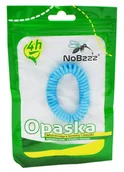 Lampy owadobójcze - NoBzzz OPASKA NA KOMARY MESZKI DLA DZIECI Błękitna - miniaturka - grafika 1