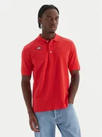 Koszulki męskie - Kappa Polo Logo Sharas Mss 302B3D0 Czerwony Regular Fit - miniaturka - grafika 1
