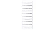 Rozdzielnie elektryczne - wago Oznaczniki Mini-WSB 10x 1-10 biały 248-502 /5szt./ 248-502 - miniaturka - grafika 1