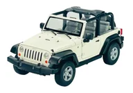 Samochody i pojazdy dla dzieci - WELLY 2007 JEEP WRANGLER BIAŁY 1:24 22489 - miniaturka - grafika 1