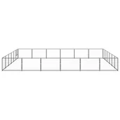 Budy dla psów - shumee Kojec dla psa czarny 36 m stalowy - miniaturka - grafika 1