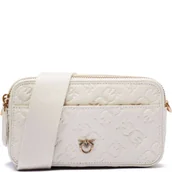 Torebki damskie - Pinko Skórzana listonoszka NASTRO VITEL - miniaturka - grafika 1