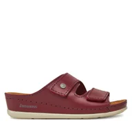 Klapki i japonki damskie - Klapki Dr. Brinkmann 700617-41 Bordowy - miniaturka - grafika 1