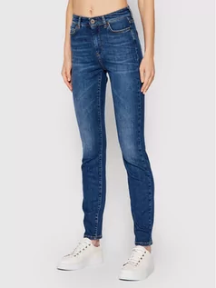 Spodnie damskie - Weekend Max Mara Jeansy Tenace 51860319 Granatowy Slim Fit - grafika 1