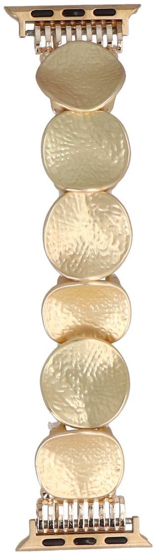 GlacierX bransoleta do smartwatcha Molten Waves Stretch Bracelet Gold Gleam do Apple Watch 38/40/41mm Złota