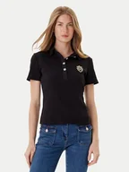 Koszulki i topy damskie - Morgan Polo 252-DPOLLA Czarny Slim Fit - miniaturka - grafika 1