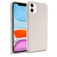 Etui i futerały do telefonów - Crong Color Cover - Etui iPhone 11 (kamienny beż) - miniaturka - grafika 1