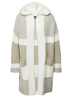 Swetry damskie - Mavi Damska kurtka z kapturem kardigan z dzianiny, Aloe Striped, S - grafika 1
