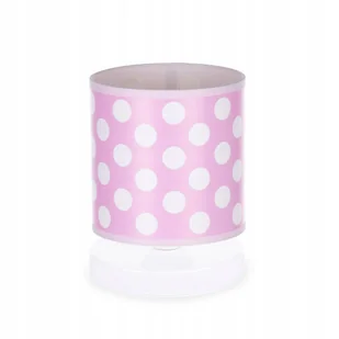 Lampka nocna biurkowa abażur nowoczesna KROPKI - Lampy stojące - miniaturka - grafika 1