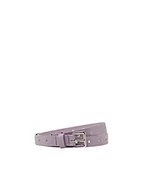 Paski - ESPRIT Pasek skórzany z kwadratowymi otworami, fioletowy, 90 - miniaturka - grafika 1