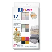 Masy plastyczne - Zestaw Fimo Effect Boho 12 kostek 25g - Staedtler - miniaturka - grafika 1
