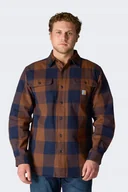 Koszule męskie - Koszula Flanelowa Carhartt Heavyweight Plaid Shirt - miniaturka - grafika 1