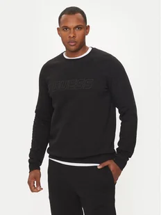 Guess Bluza New Adwin Z4YQ16 K9V31 Czarny Regular Fit - Bluzy męskie - miniaturka - grafika 1