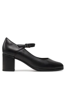 Clarks Czółenka Freva55 Strap 26172052 Czarny - Czółenka - miniaturka - grafika 1