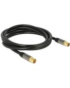 Kable - Delock Kabel Kabel ANTENOWY TV M/F IEC RG-6/U 2M - 88923 - miniaturka - grafika 1
