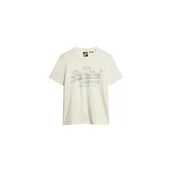 Koszulki i topy damskie - Superdry Metaliczny Luźny T-shirt z Krótkim Rękawem 2XS Damski - miniaturka - grafika 1