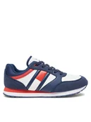 Buty dla chłopców - Tommy Hilfiger Sneakersy T3X9-33664-1269Y Granatowy - miniaturka - grafika 1