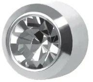 Piercing - Kolczyki Studex Plus brylant w oprawie pełnej srebrne r204 - miniaturka - grafika 1