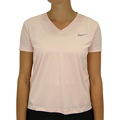 Nike damska koszulka z krótkim rękawem z krótkim rękawem różowy Echo Pink/Reflective Silv S