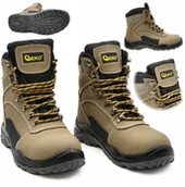 Obuwie robocze - Geko Buty ochronne model nr 7 nubuk wysokie S3 SRC rozmiar 39 - 46 - miniaturka - grafika 1