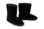 Botki damskie - EMU AUSTRALIA Wallaby Lo Teens T10102 black, botki damskie - Emu Australia - miniaturka - grafika 1