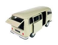 Samochody i pojazdy dla dzieci - WELLY 1972 VW VOLKSWAGEN BUS T2 BEŻOWY 1:24 SAMOCHÓD NOWY METALOWY MODEL - miniaturka - grafika 1