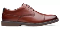 Półbuty męskie - Półbuty Clarks Atticus LT Cap brązowe skóra 42,5 - miniaturka - grafika 1