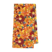 Apaszki i szaliki męskie - Szal damski z motywem kwiatowym pomarańczowo - brązowy - miniaturka - grafika 1