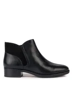 Botki damskie - Geox Botki D Felicity D36G1D 04322 C9999 Czarny - miniaturka - grafika 1