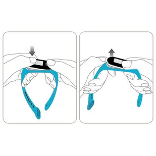 Opaska Zamienna Silikonowa do Xiaomi Mi Band 7 niebieski - Smartband - miniaturka - grafika 5