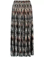 Spódnice - GERRY WEBER Damska spódnica 810004-31500, niebieska wzorzysta, 40, Niebieski we wzory, 40 - miniaturka - grafika 1