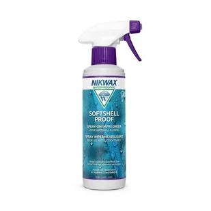 Impregnat do odzieży Nikwax Softshell Proof 300 ml atomizer - Środki do obuwia i ubrań - miniaturka - grafika 1