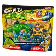 Figurki dla dzieci - Heroes of Goo Jit Zu Heroes of Goo Jit Zu Pakiet MARVEL VERSUS - THANOS VS HULK 41298 - miniaturka - grafika 1