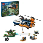 Klocki - LEGO 60437 City Helikopter badaczy dżungli w bazie - miniaturka - grafika 1