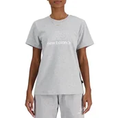 Koszulki sportowe damskie - Koszulka New Balance WT41816AG - szara - miniaturka - grafika 1